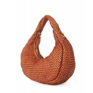 280■ Mond Hobo Bag für Damen Leder Geflochtene | Handtasche Damen Vintage